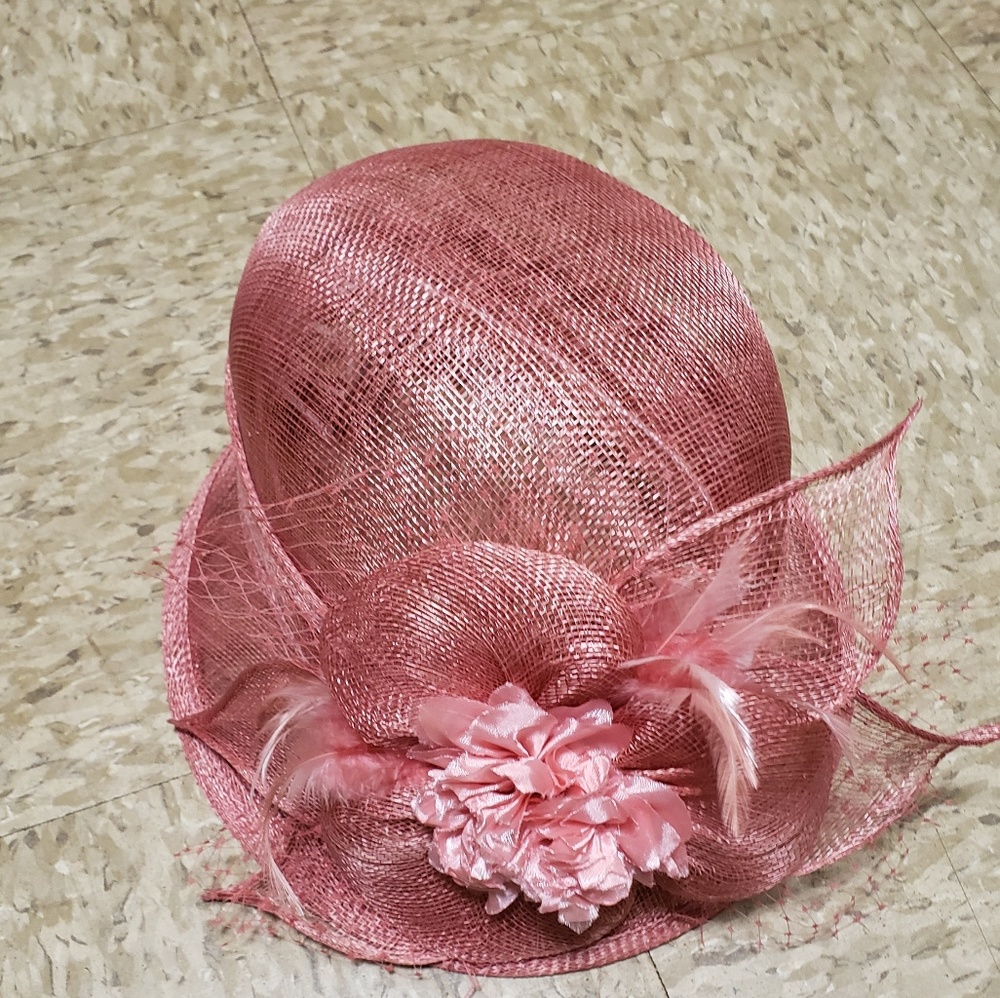 Pink Cloche Hat